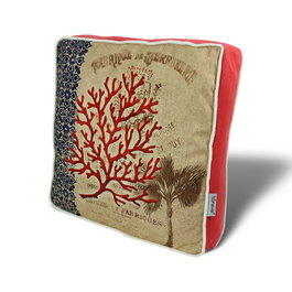 Aberto Design Cojín YM1003 Multicolor 42 x 42 cm